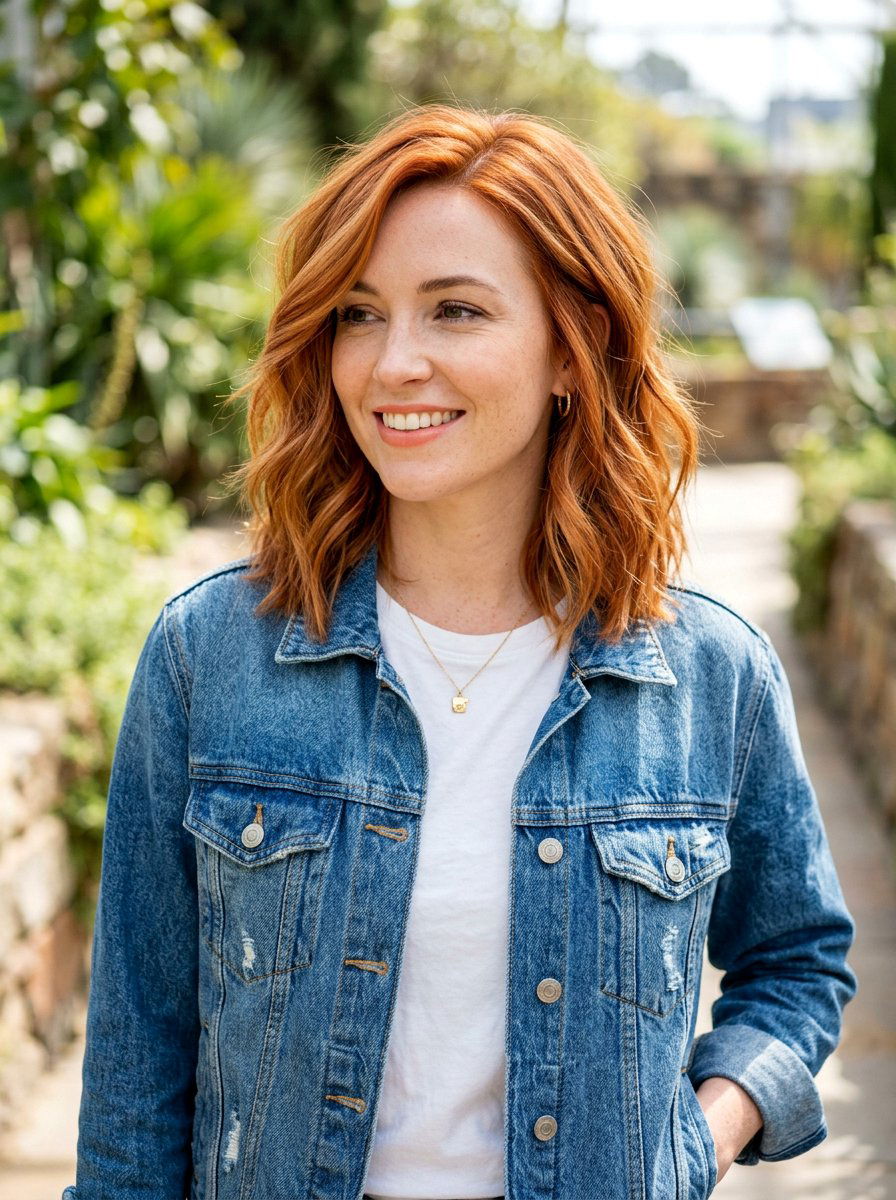 Ginger Lob Hair Color - 20 red lob hair color ideas - 20 red lob hair color ideas