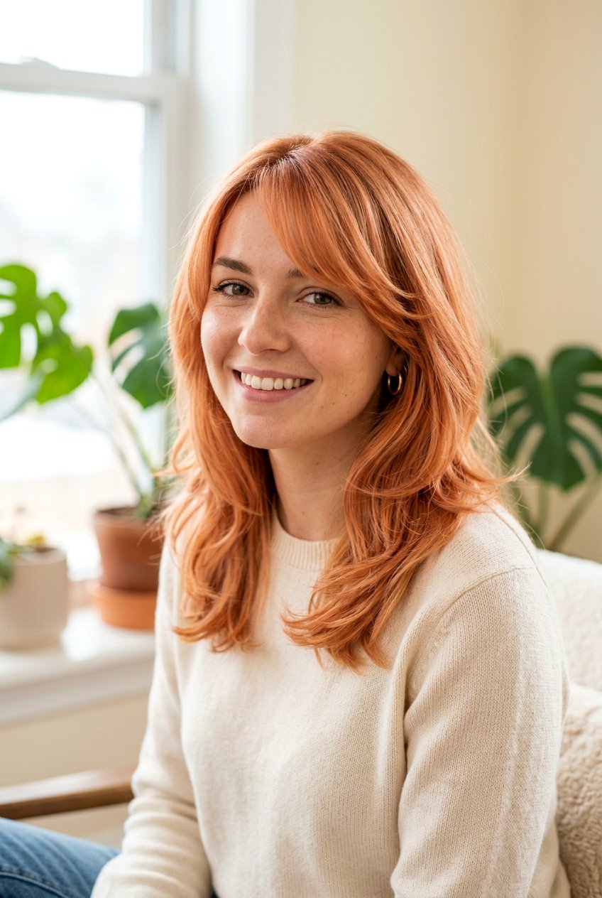 Ginger Peach Hair - 20 peach hair color ideas - 20 peach hair color ideas