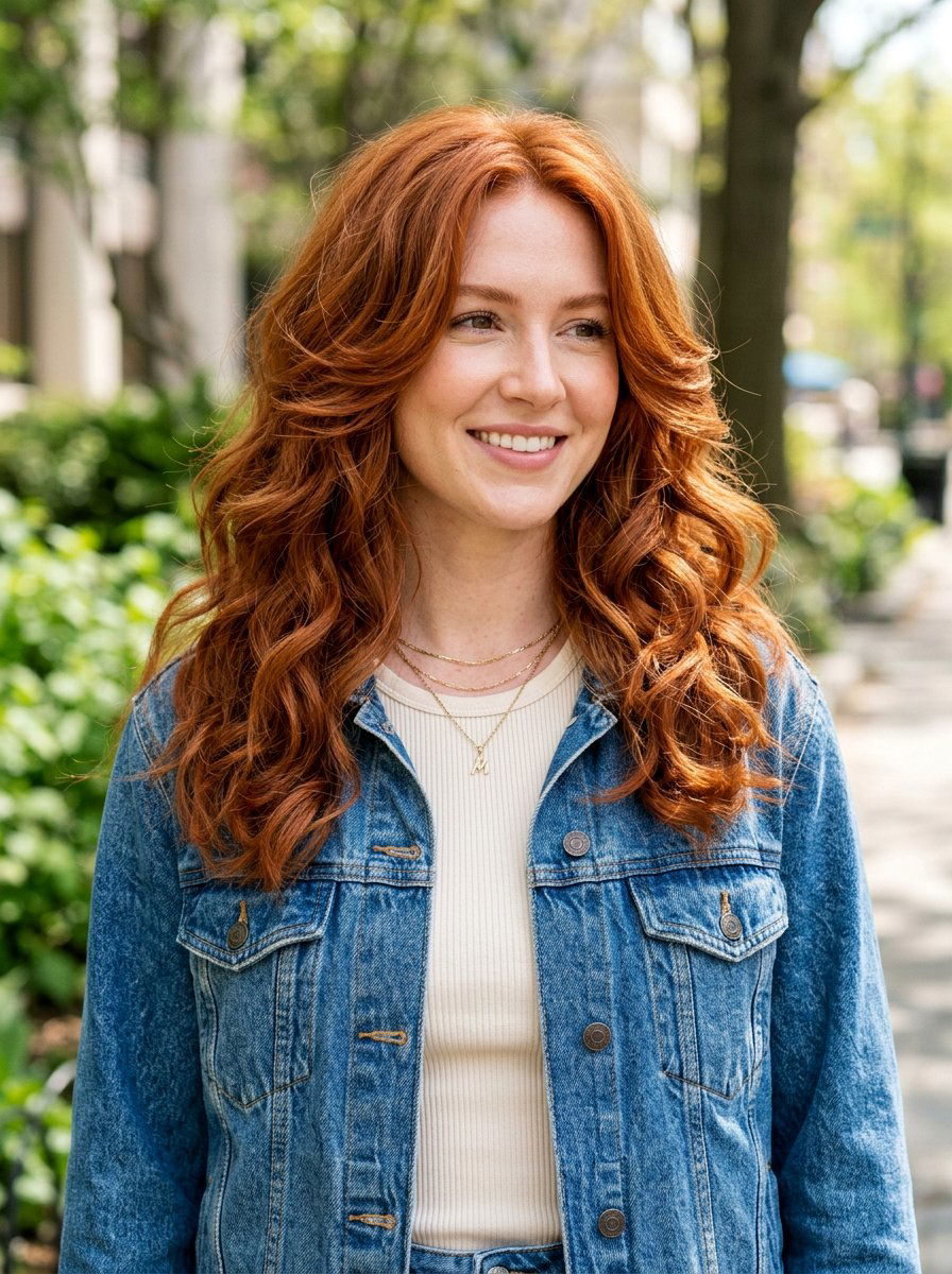 Ginger Red Butterfly Haircut - 20 red butterfly haircut color ideas - 20 red butterfly haircut color ideas