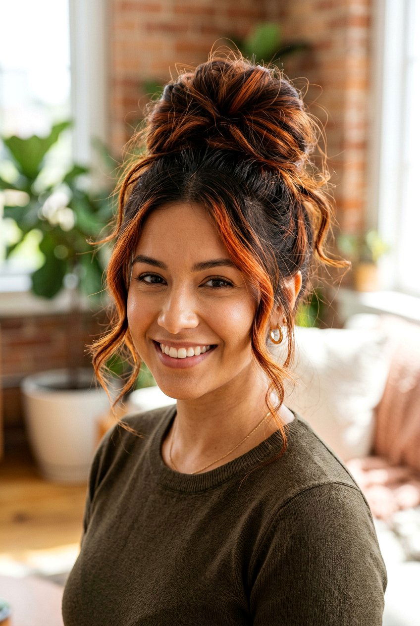 Ginger Red Highlights Dark Brown Hair - 20 red highlights on dark brown hair - 20 red highlights on dark brown hair