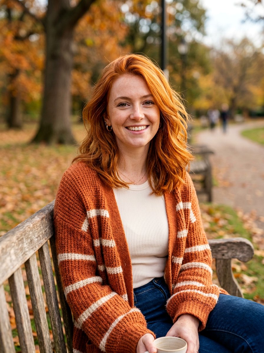 Ginger Red Shoulder Length Hair - 20 shoulder length hair color ideas - 20 shoulder length hair color ideas