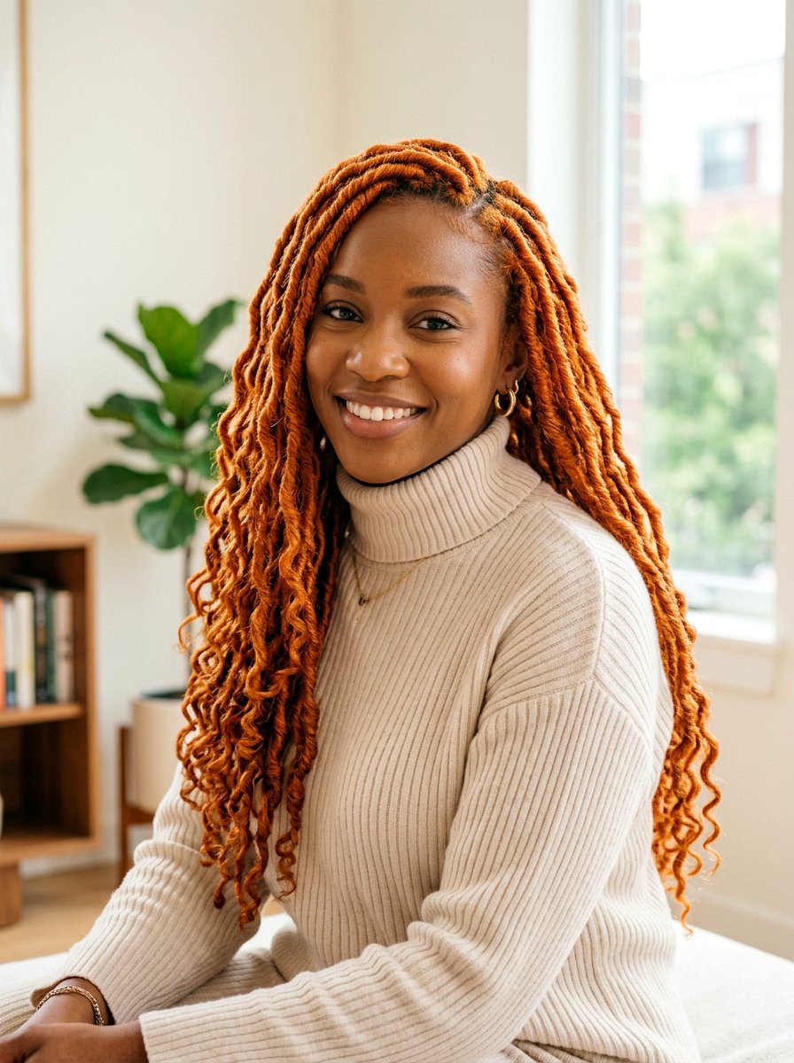 Ginger Soft Locs - 20 soft locs hairstyles - 20 soft locs hairstyles