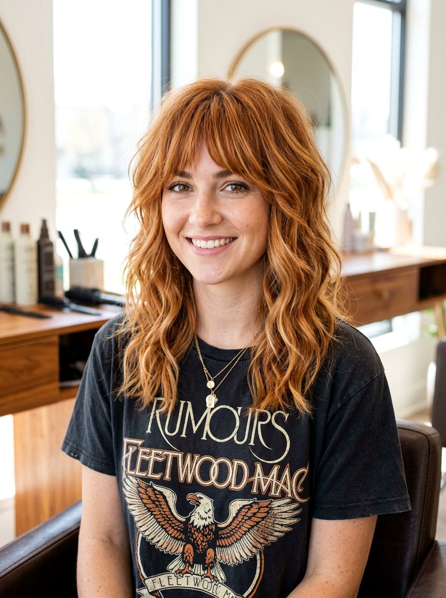 Ginger Spice Balayage Shag Haircut - 20 ginger spice balayage on brunette hair - 20 ginger spice balayage on brunette hair