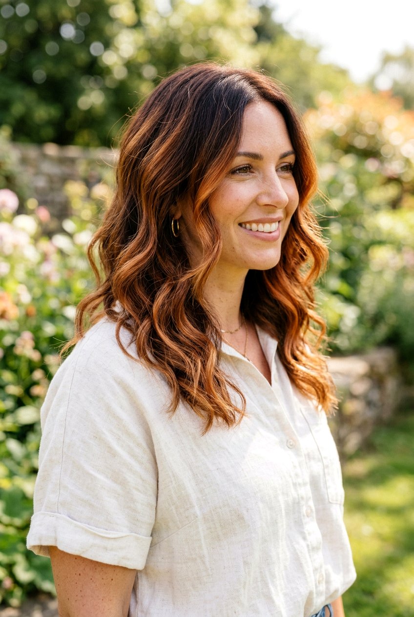 Ginger Spice Balayage - 20 ginger spice hair color - 20 ginger spice hair color