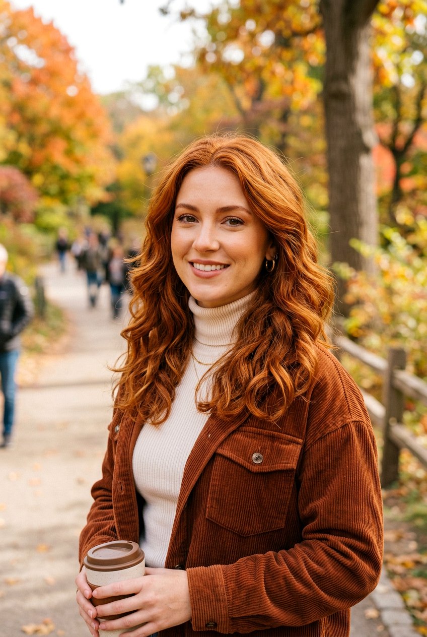 Ginger Spice Copper Fall Hair - 20 fall hairstyles for women - 20 fall hairstyles for women