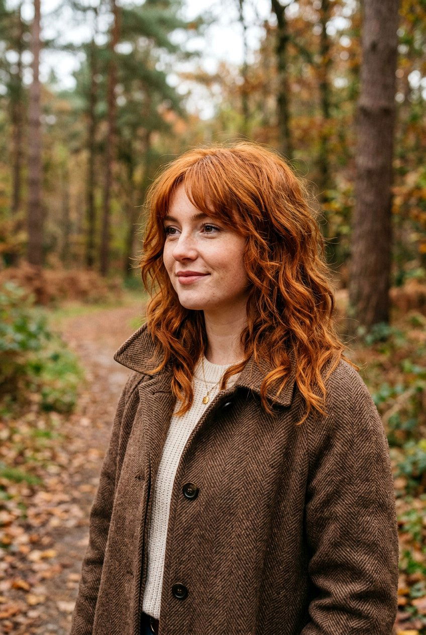 Ginger Wolf Cut - 20 hair color ideas for wolf cuts - 20 hair color ideas for wolf cuts