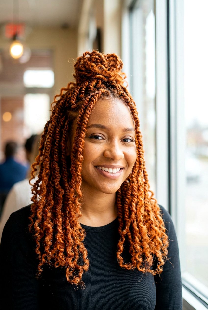 Ginger spring twist - 20 spring twist hairstyles - 20 spring twist hairstyles