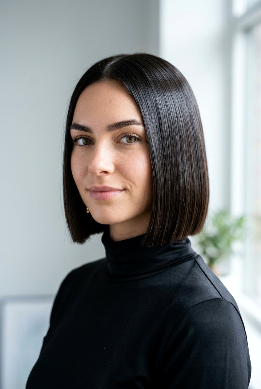 Glass Hair Bob - 20 silk straight hair ideas - 20 silk straight hair ideas