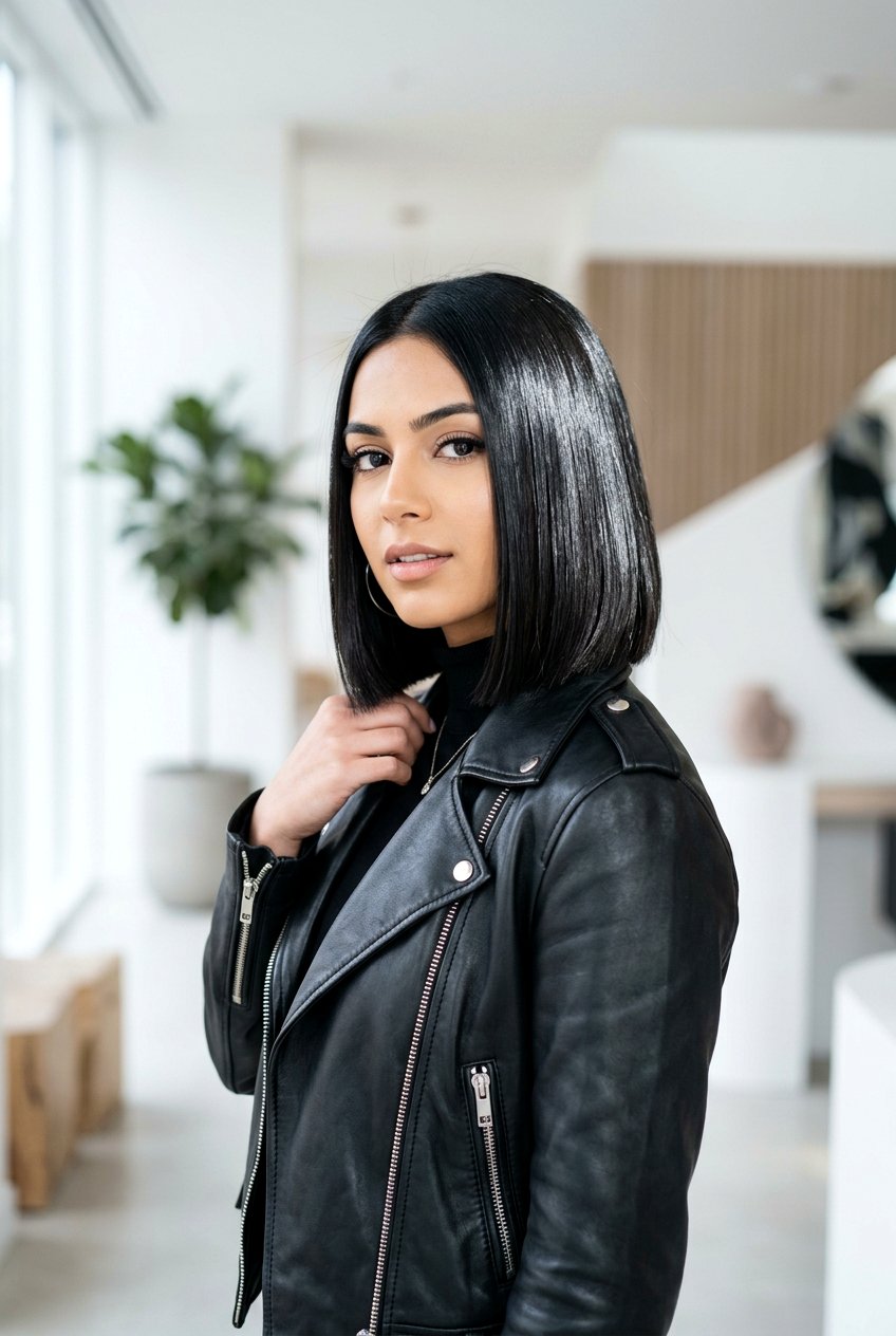 20 Editorial Slick Bob Haircut Ideas for a Chic, Sleek Vibe