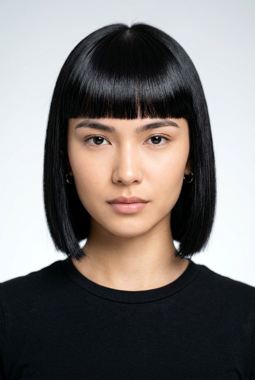 Glass hair blunt bangs - 20 blunt bangs hairstyles - 20 blunt bangs hairstyles