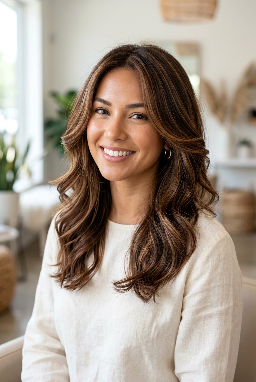 Glazed Pecan Brunette - 20 glossy brunette hair color - 20 glossy brunette hair color