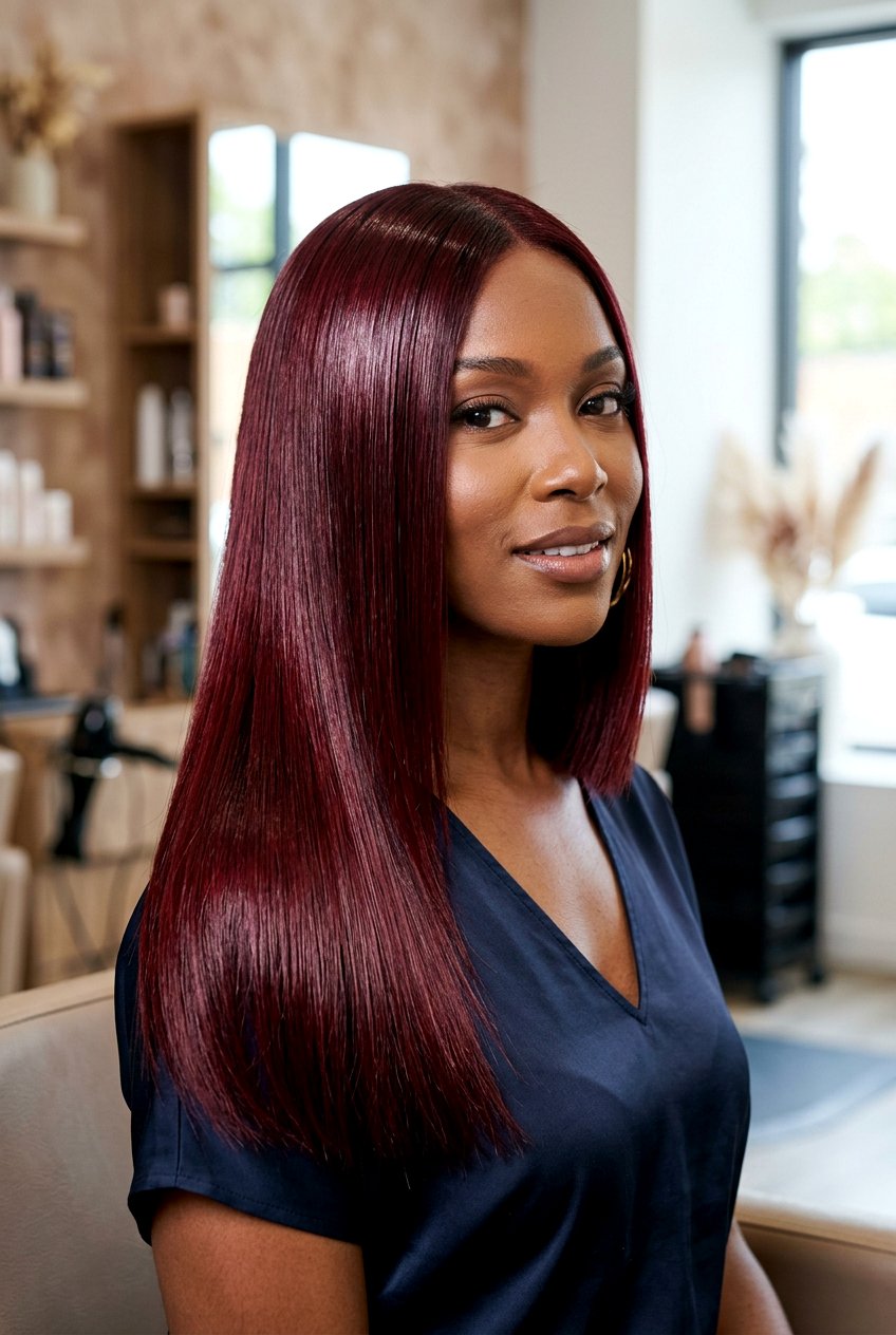 Glazed dark cherry red - 20 dark cherry red hair - 20 dark cherry red hair