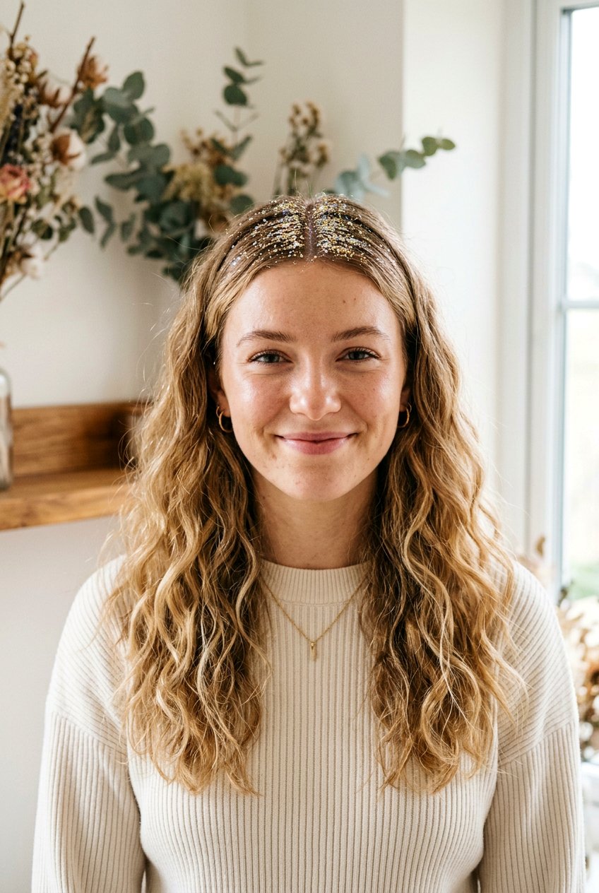 Glitter Roots Fairycore Hair - 20 fairycore hairstyles for women - 20 fairycore hairstyles for women