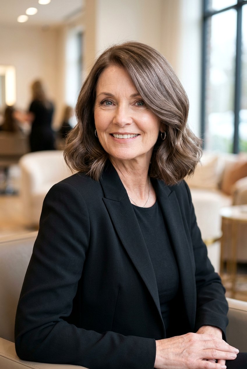 Glossy Ash Mocha - 20 dimensional brunette for women over 60 - 20 dimensional brunette for women over 60