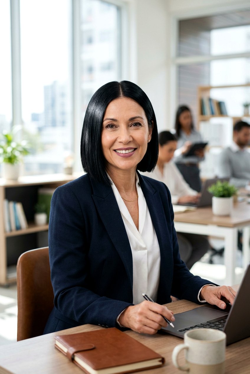 Glossy Black Bob Haircut - 20 glossy black hair color for women over 50 - 20 glossy black hair color for women over 50