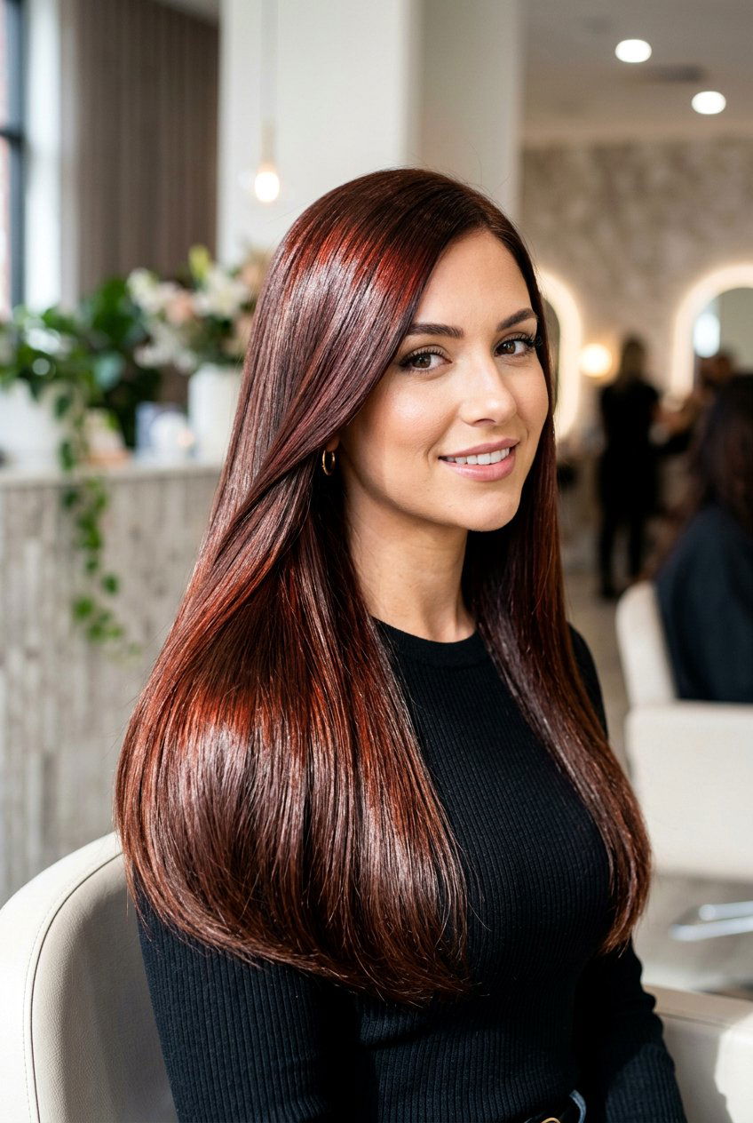 20 Vibrant Chocolate Cherry Hair Color Ideas to Obsess Over