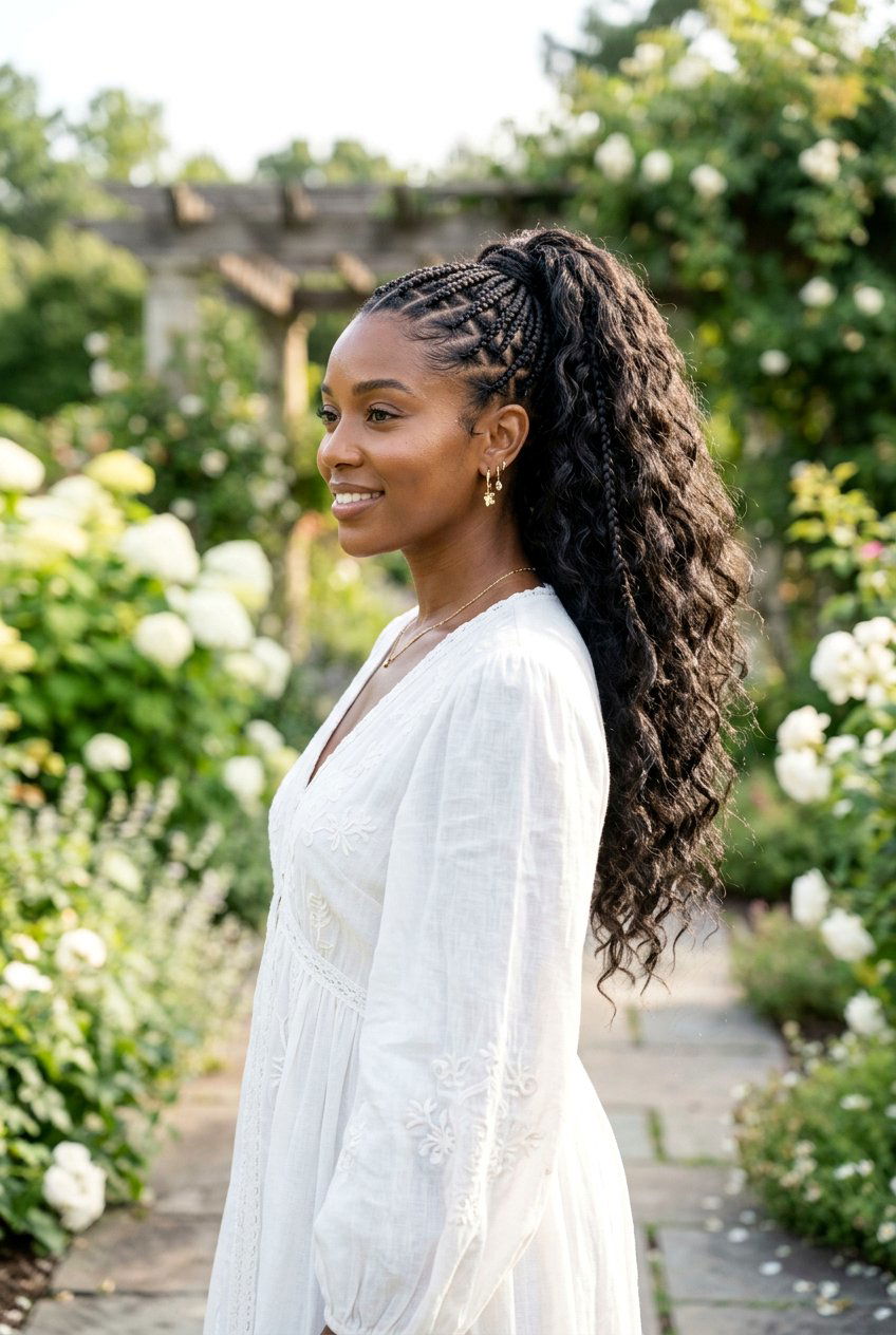 Goddess Boho Knotless Braids Ponytail - 20 boho knotless braids ponytail - 20 boho knotless braids ponytail