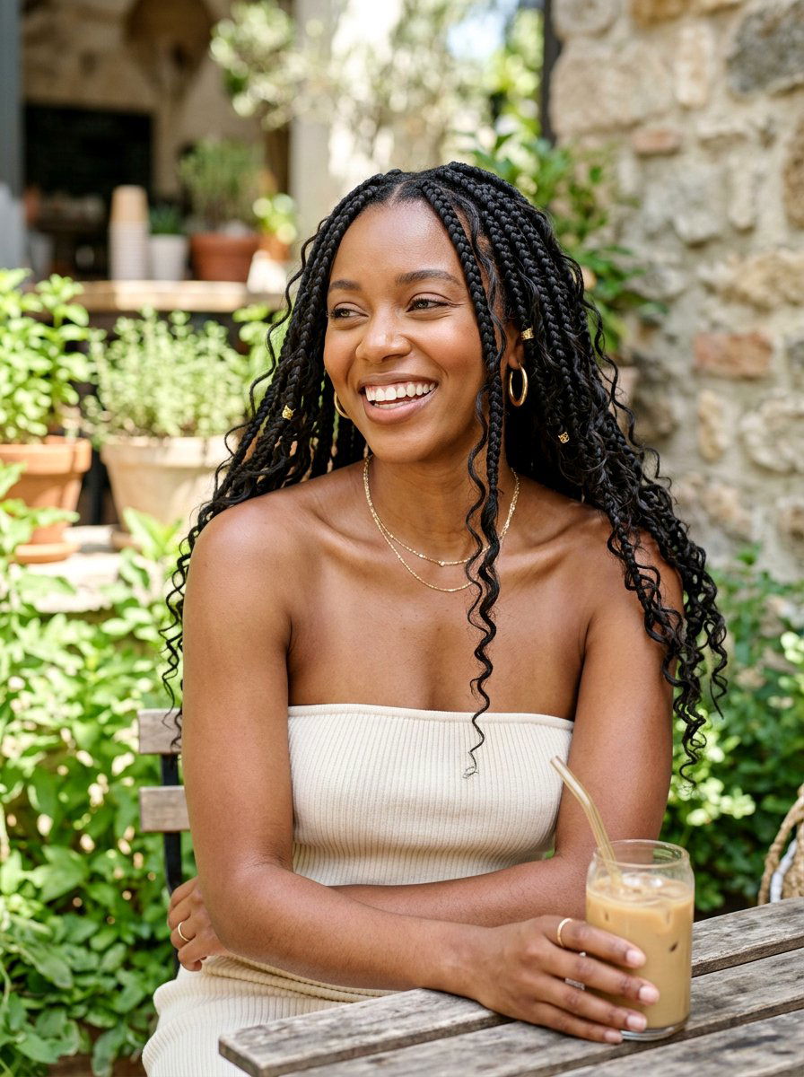 Goddess Box Braids - 20 humidity proof braid hairstyle - 20 humidity proof braid hairstyle