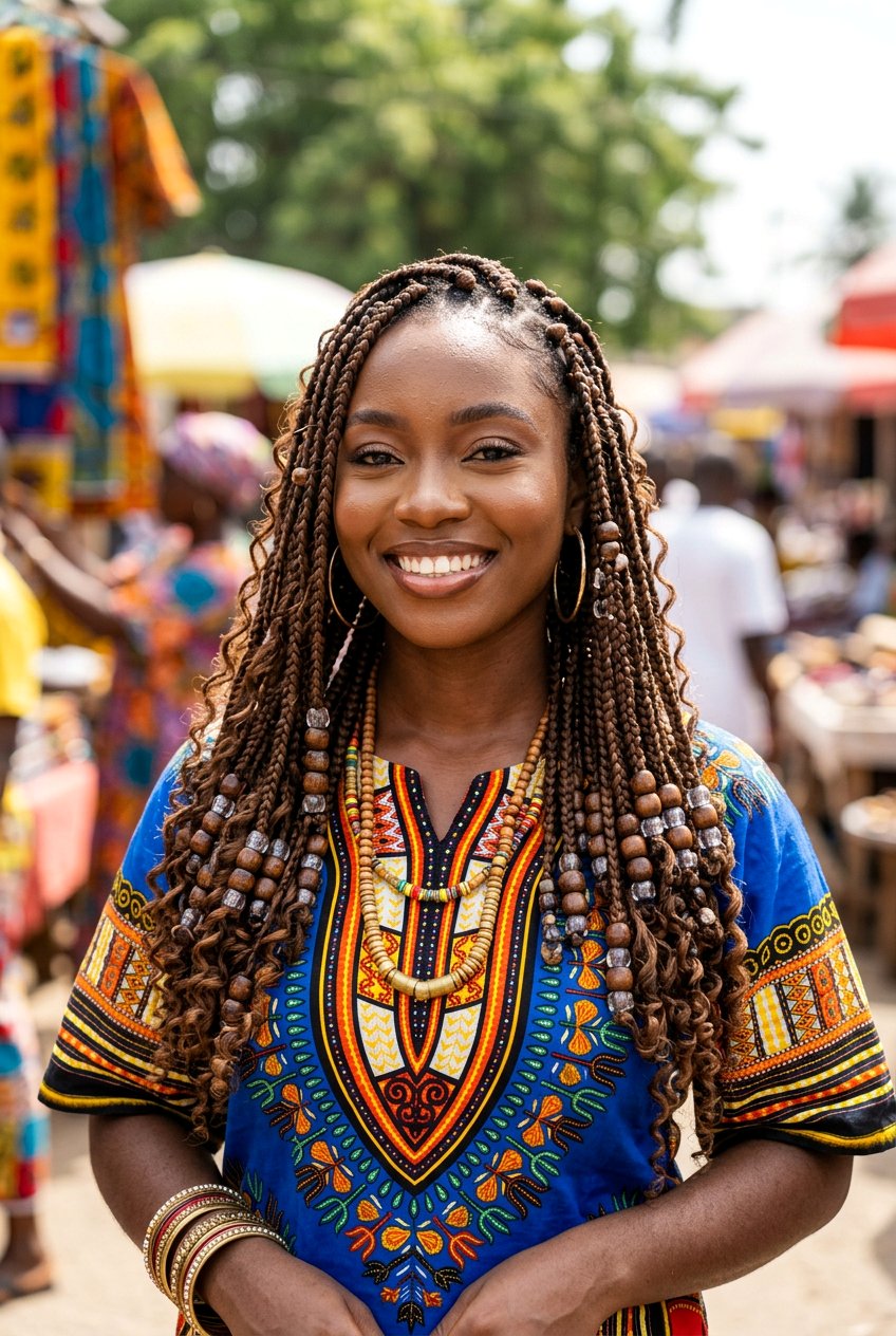 Goddess Box Braids With Beads - 20 goddess box braids hairstyles - 20 goddess box braids hairstyles