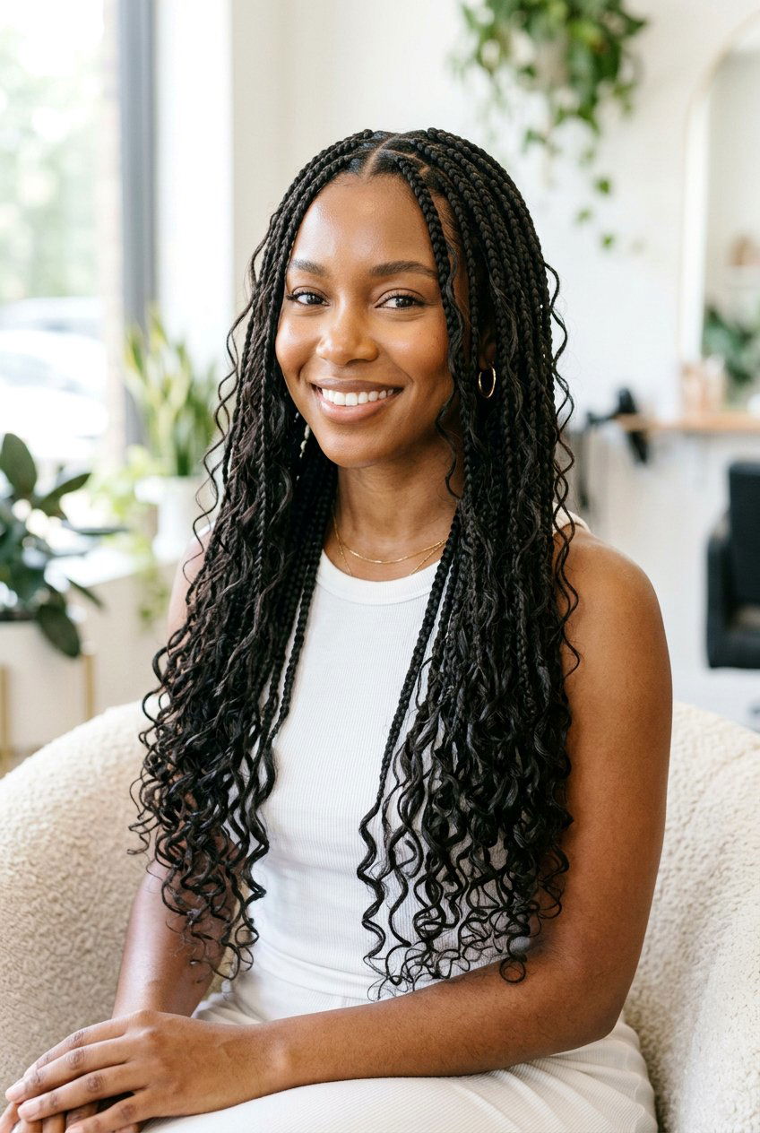 Goddess Box Braids - 20 box braids hairstyles - 20 box braids hairstyles