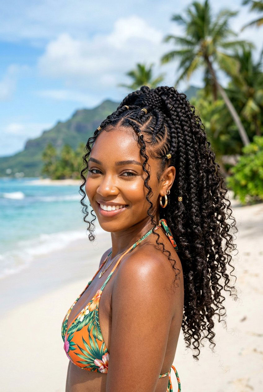 Goddess Braid Ponytail - 20 vacation braid ponytail for women - 20 vacation braid ponytail for women