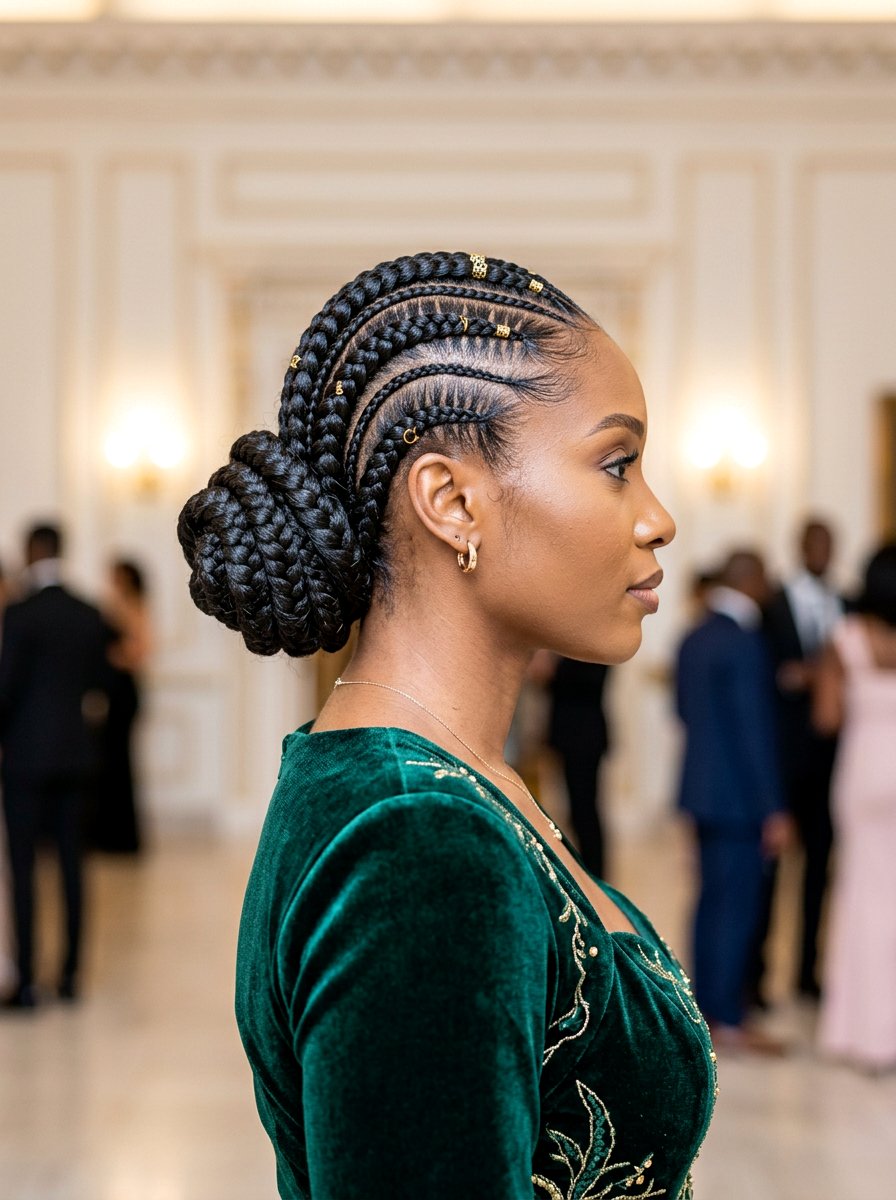 Goddess Braid Updo Hairstyle - 20 prom hairstyles for braids - 20 prom hairstyles for braids