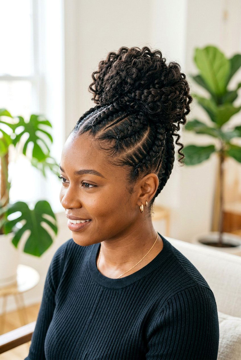 Goddess Braided Bun - 20 braided bun hairstyles