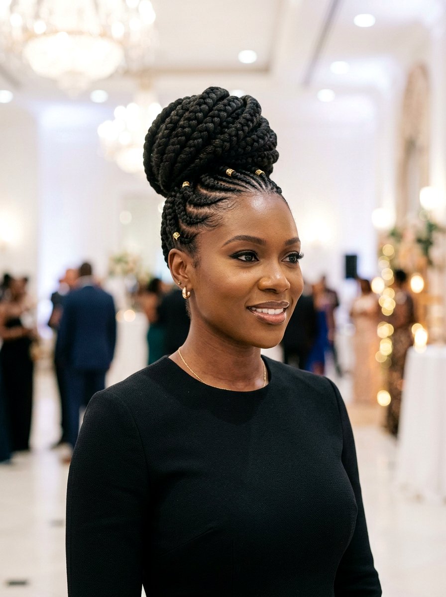 Goddess Braids - 20 office protective styles for black women - 20 office protective styles for black women