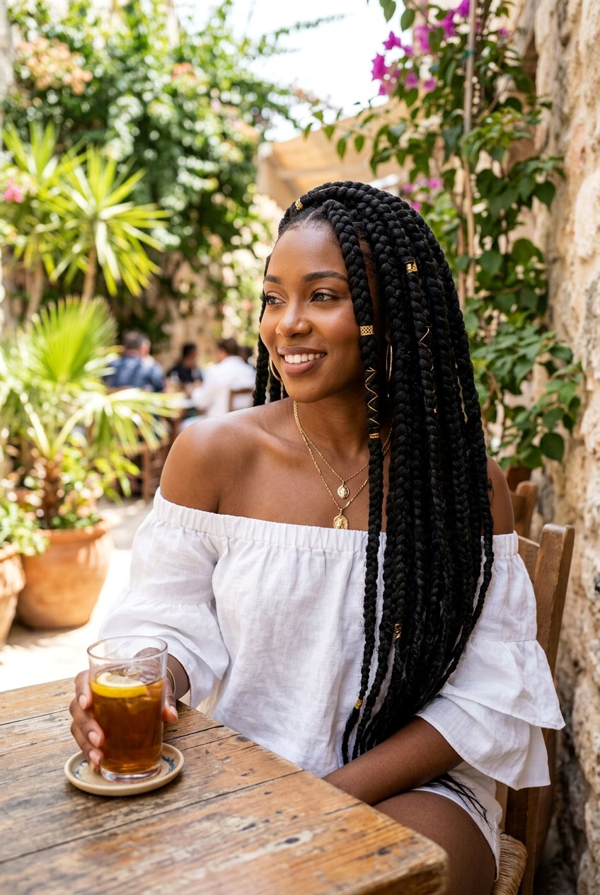 Goddess Braids - 20 braided hairstyle for humid weather - 20 braided hairstyle for humid weather