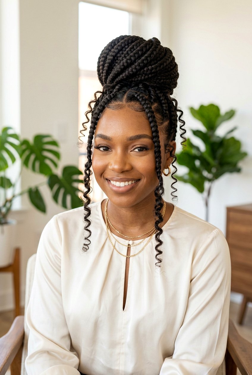 Goddess Braids Bun For Black Girls - 20 braided buns for black girls - 20 braided buns for black girls
