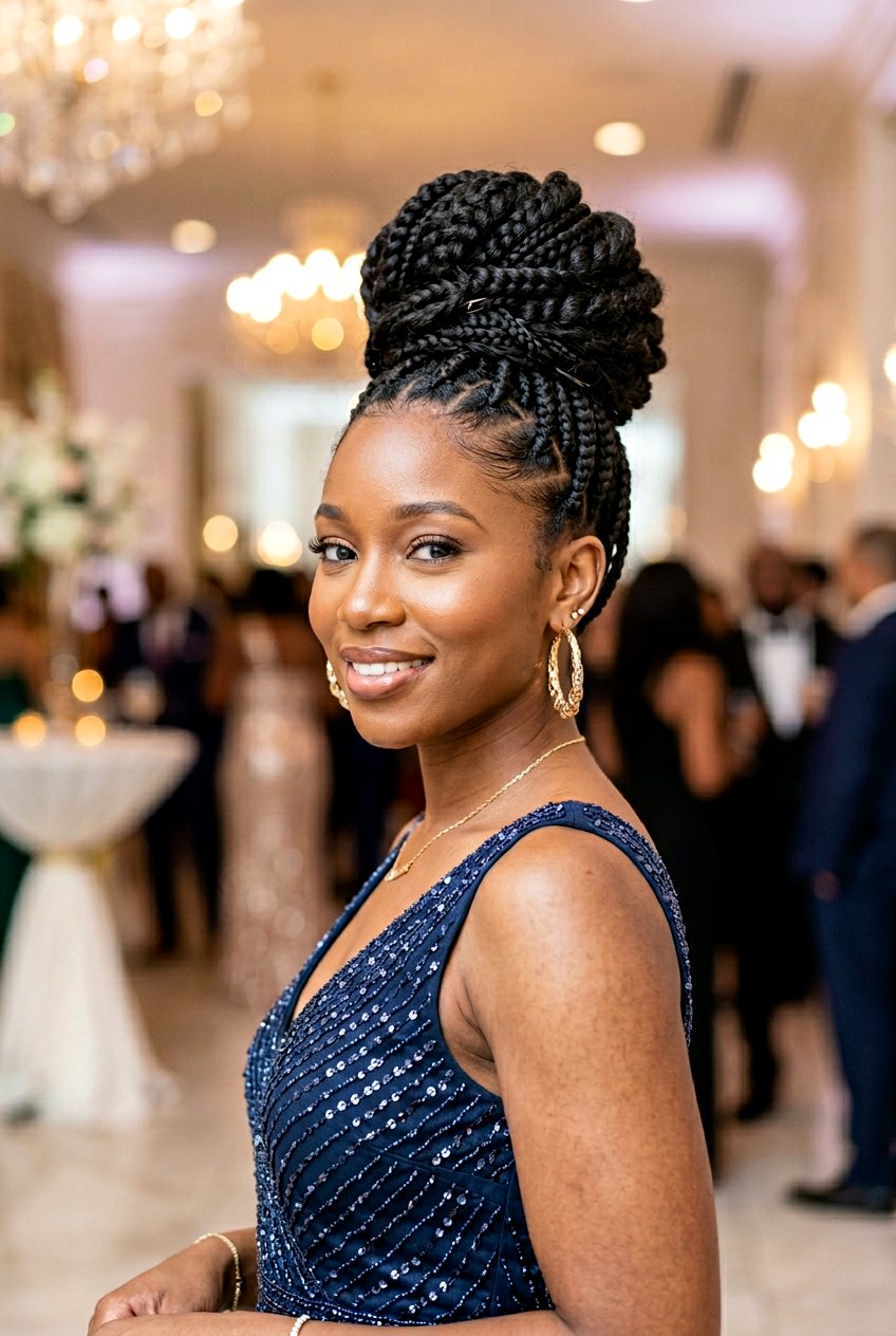 Goddess Braids Ponytail With Bun - 20 goddess braids ponytail for women - 20 goddess braids ponytail for women