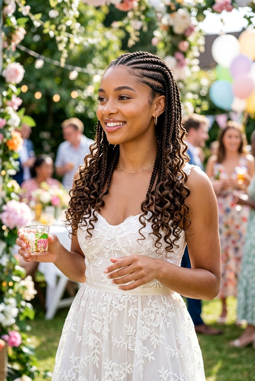 Goddess Braids With Curly Ends - 20 braid styles for mixed girls - 20 braid styles for mixed girls