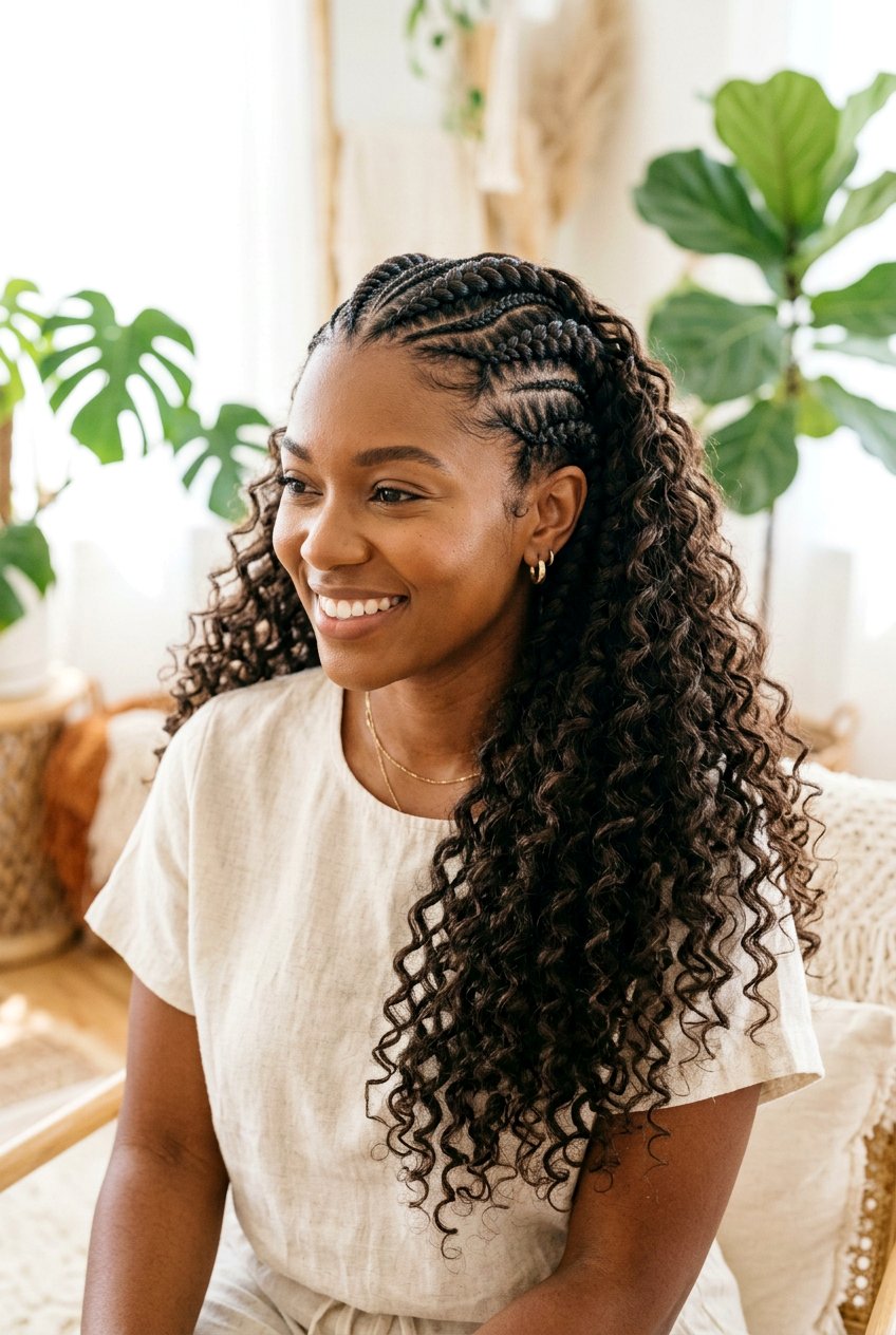 Goddess Cornrows - 20 cornrow hairstyles for black women - 20 cornrow hairstyles for black women