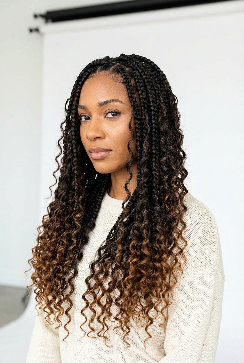 Goddess Knotless Braids - 20 knotless braids hairstyles - 20 knotless braids hairstyles