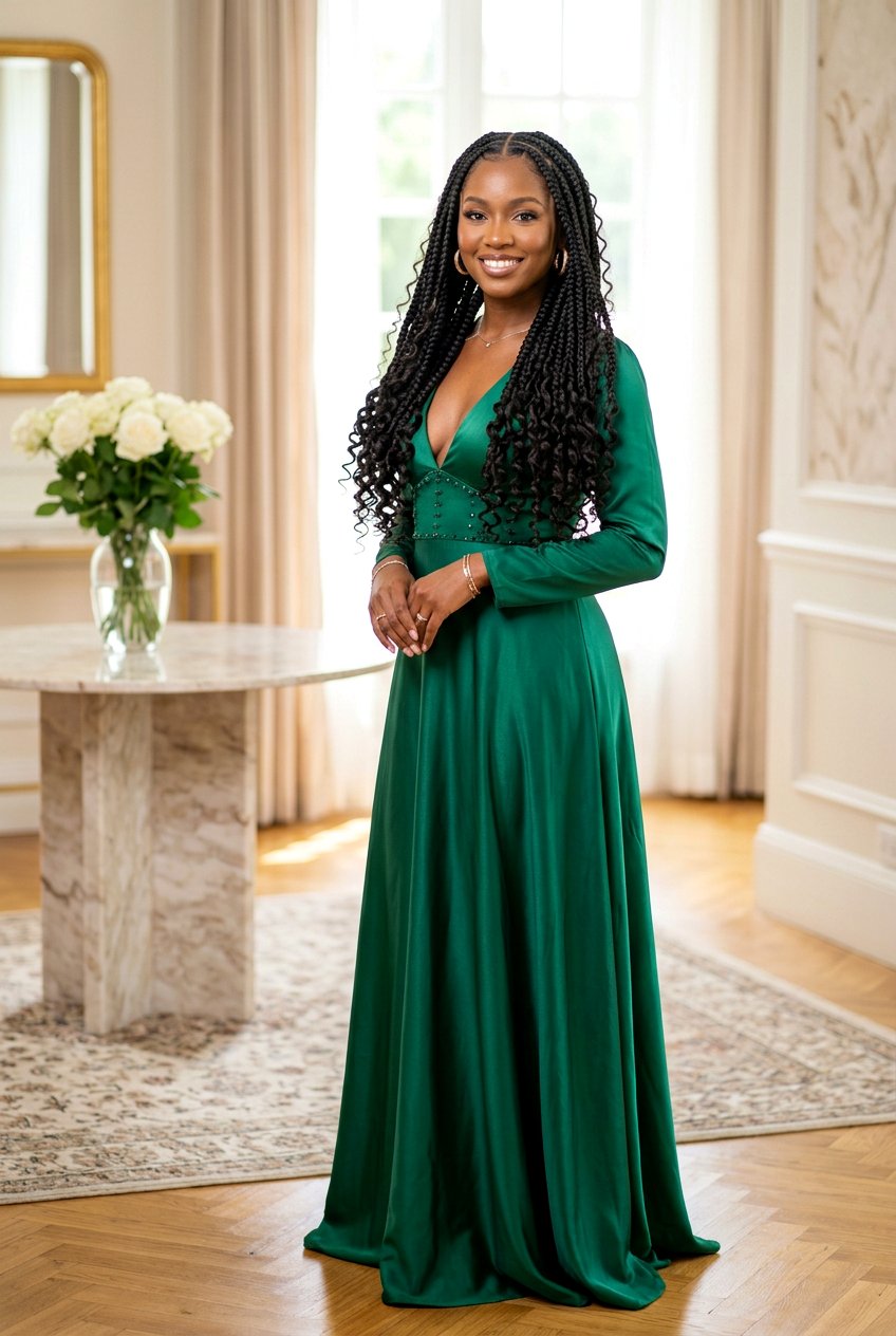 Goddess Knotless Braids - 20 black women knotless braid ideas - 20 black women knotless braid ideas