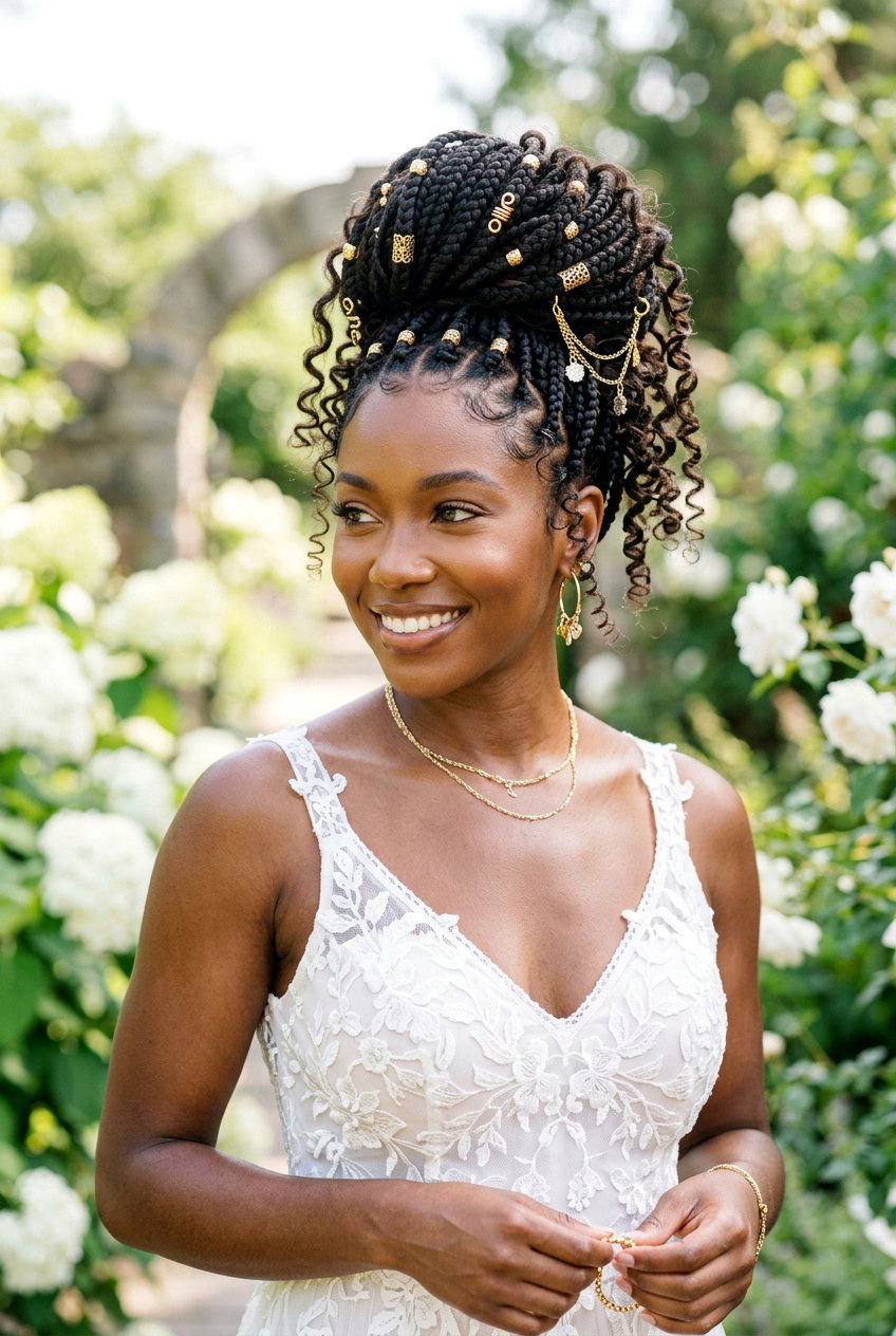 Goddess Knotless Braids Bun - 20 knotless braids bun for women - 20 knotless braids bun for women