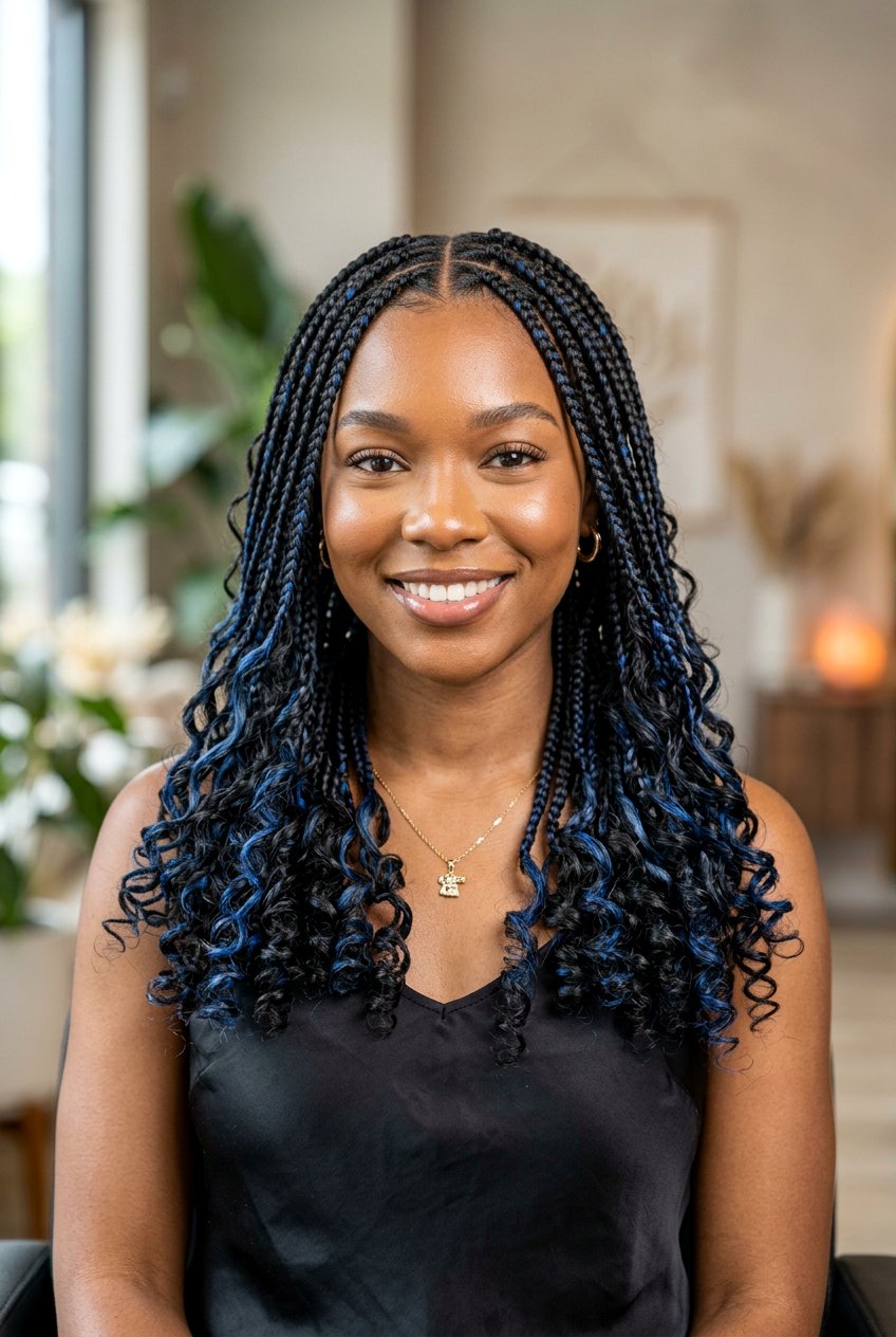 Goddess Knotless Braids With Color - 20 goddess knotless braids styles - 20 goddess knotless braids styles