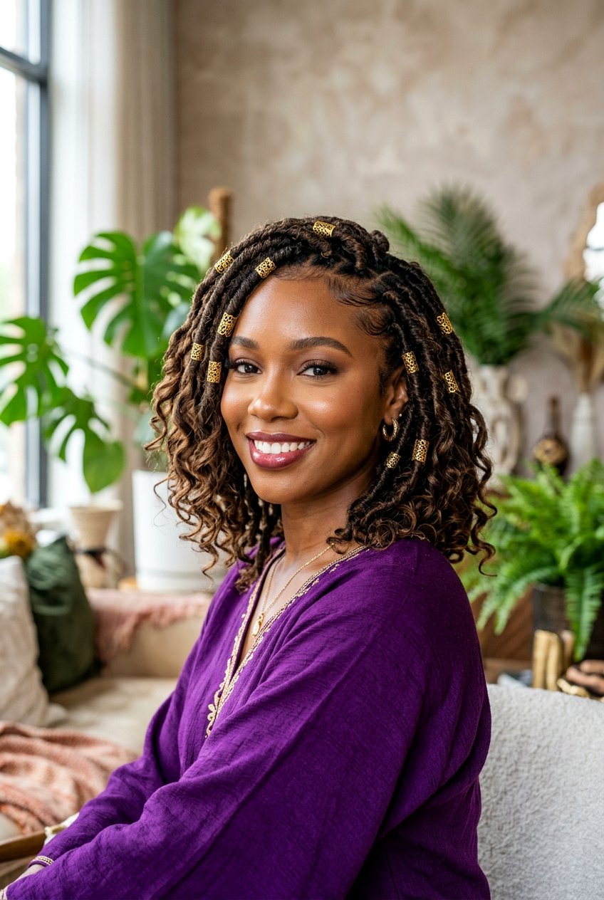 Goddess Loc Bob - 20 loc bob hairstyles for women - 20 loc bob hairstyles for women