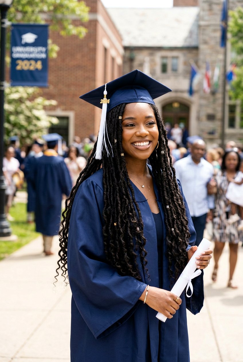 Goddess Locs For Black Women - 20 black women graduation natural hairstyles - 20 black women graduation natural hairstyles