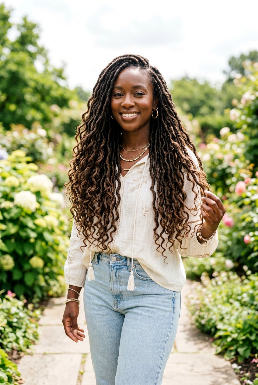 Goddess Locs With Crochet Install - 20 low tension protective hairstyles - 20 low tension protective hairstyles