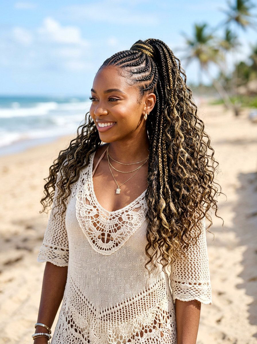Goddess lemonade ponytail braids - 20 lemonade ponytail braids - 20 lemonade ponytail braids