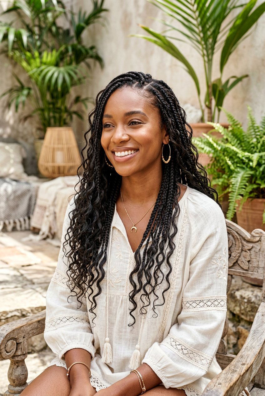 Goddess medium box braids - 20 medium box braids hairstyles - 20 medium box braids hairstyles