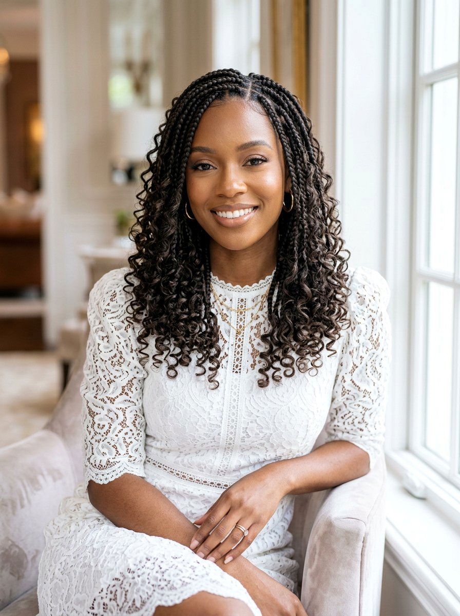 Goddess shoulder length knotless braids - 20 shoulder length knotless braids - 20 shoulder length knotless braids