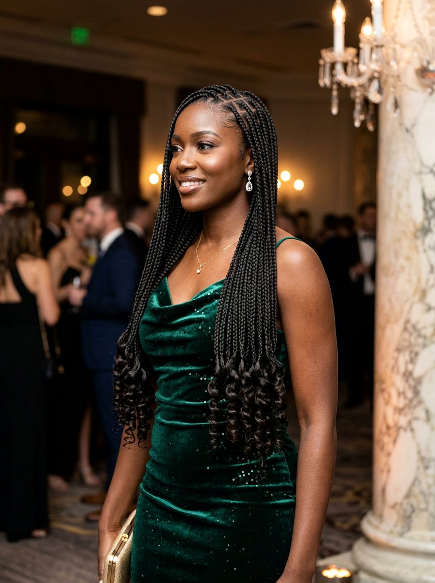 Goddess waist length knotless braids - 20 waist length knotless braids - 20 waist length knotless braids