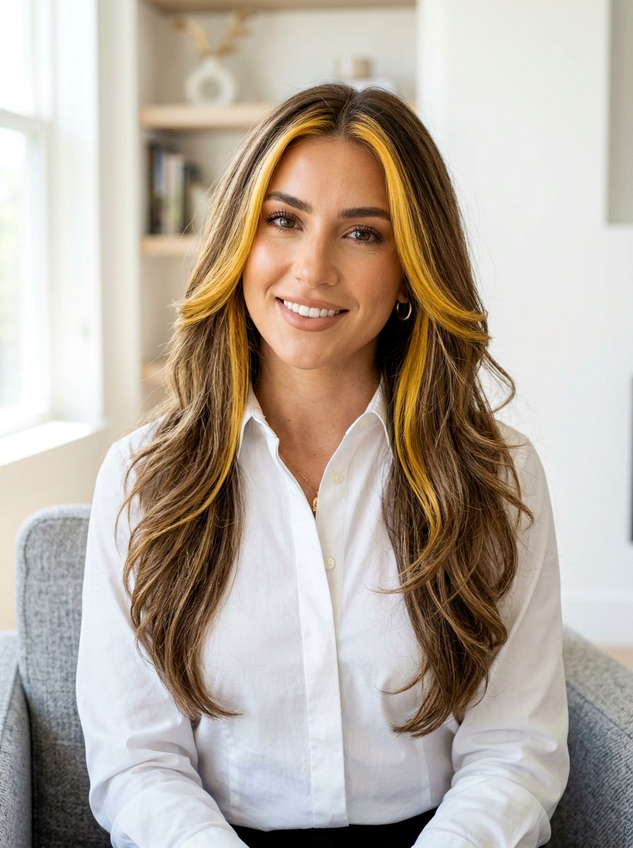 Gold Money Piece - 20 subtle money piece for mature women - 20 subtle money piece for mature women