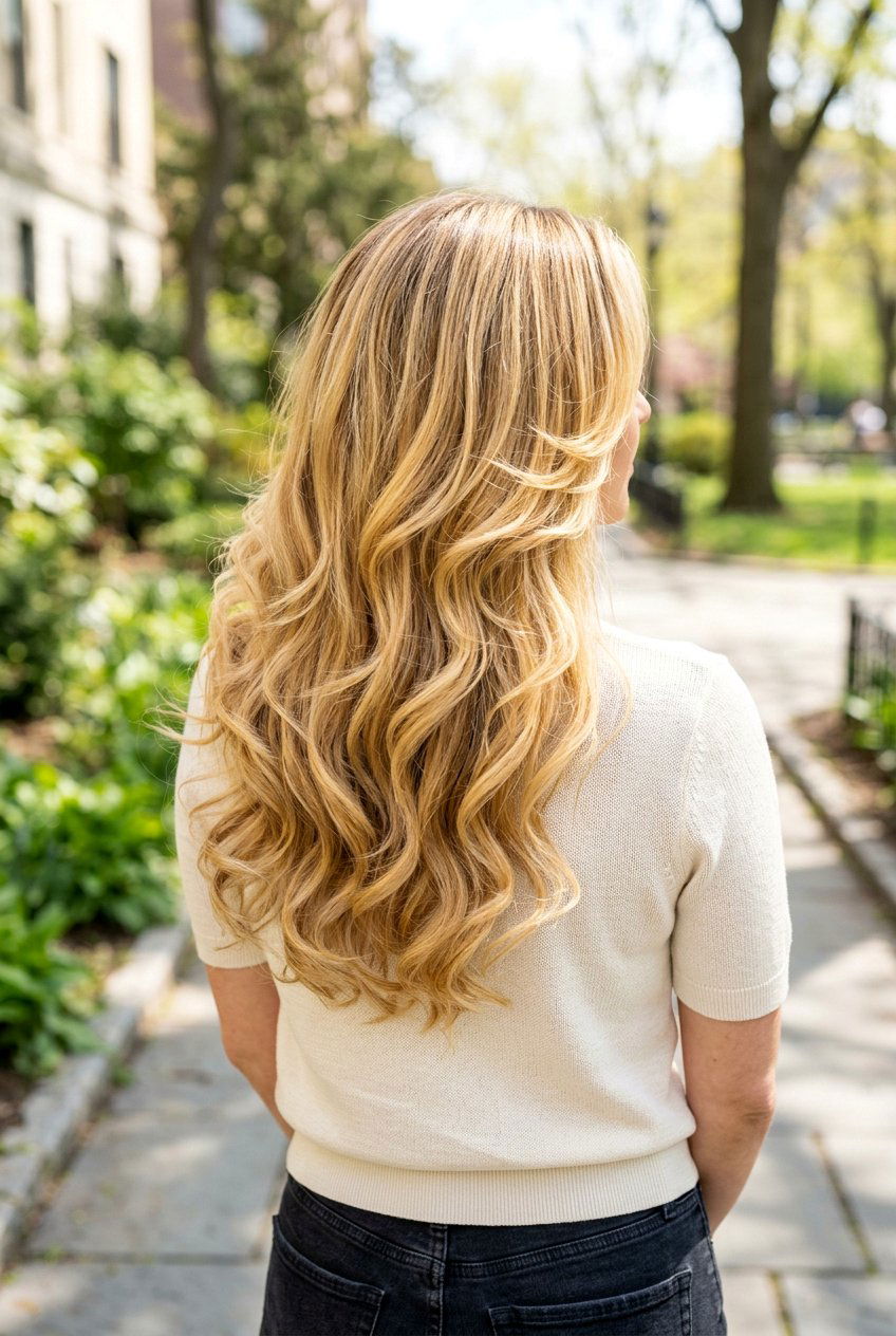 Golden Blonde Balayage - 20 soft blonde balayage hair - 20 soft blonde balayage hair