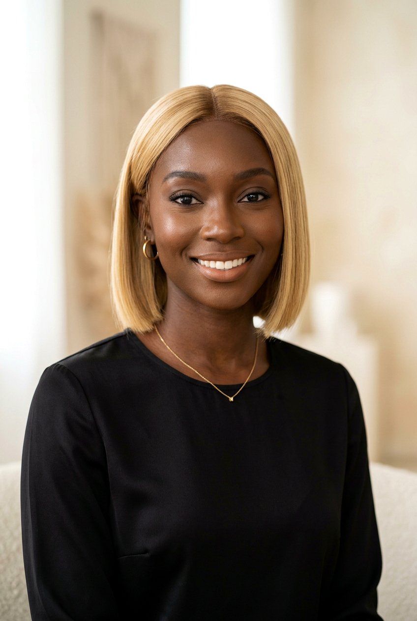 Golden Blonde Bob On Dark Skin - 20 blonde hair color for dark skin - 20 blonde hair color for dark skin