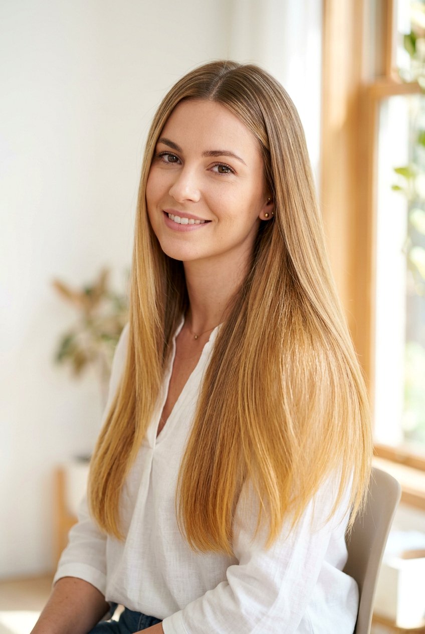 Golden Blonde Color Melt - 20 color melt hair ideas - 20 color melt hair ideas