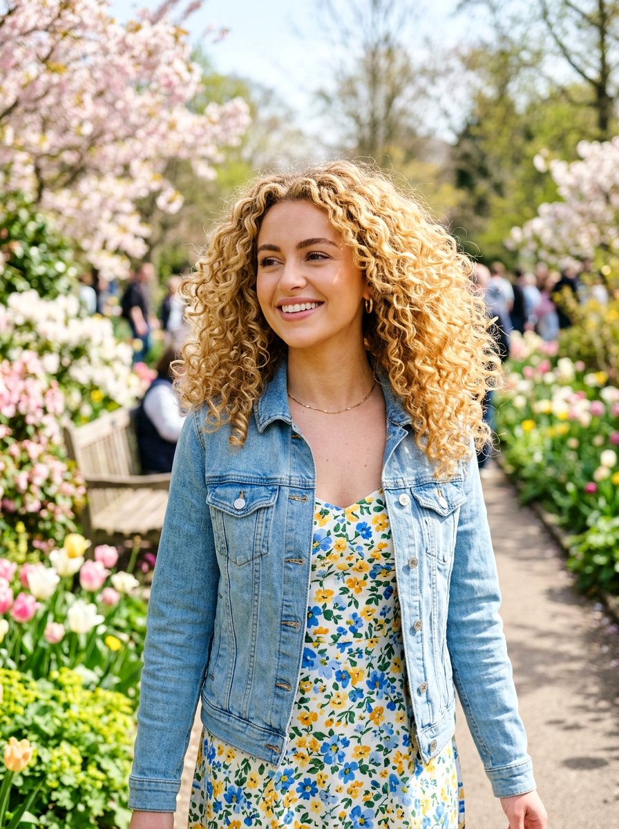 Golden Blonde Curls - 20 trending hair color ideas for blondes - 20 trending hair color ideas for blondes