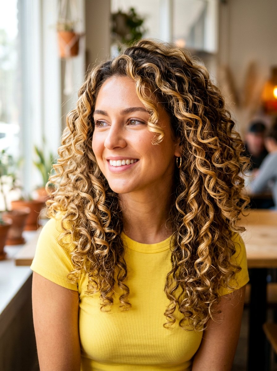 Golden Blonde Highlights On Curly Hair - 20 classy blonde highlights ideas - 20 classy blonde highlights ideas